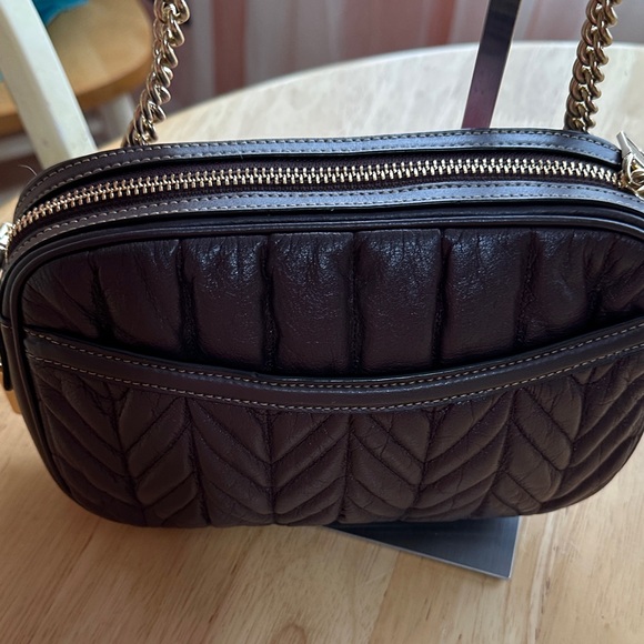 Coach Pink and Black Chevron Crossbody Bag - Picture 3 of 7